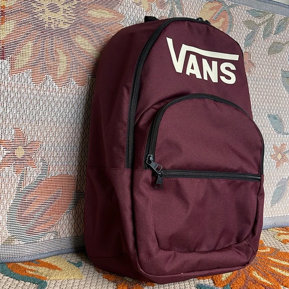 Vans Ranged 2 Prints Adult Laptop Backpack One Size (Port Royale) NWT